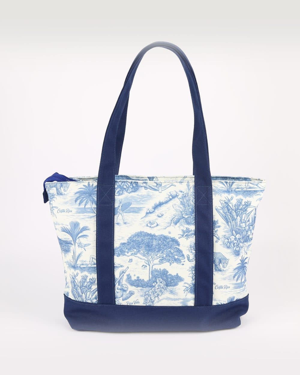 Bolso Selva Azul visto de frente