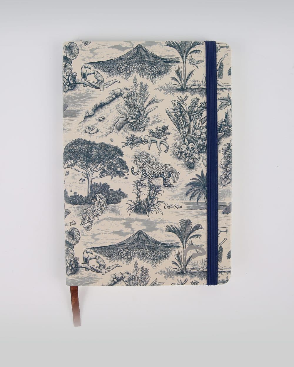 Libreta Selva Azul vista de frente